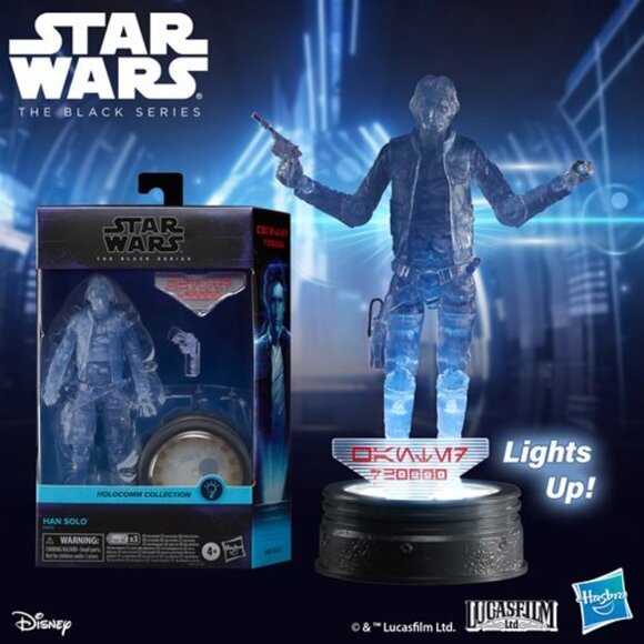 Star Wars Han Solo The Black Series 6-Inch Action Figure Holocomm Collection - Picture 1 of 11